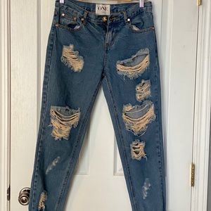 One Teaspoon Boyfriend Jean
